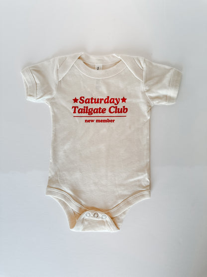 Saturday Tailgate Club Onesie