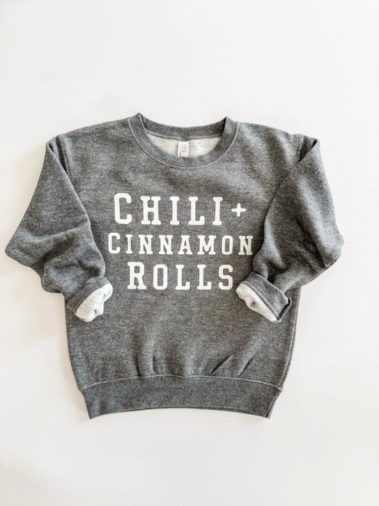 Chili + Cinnamon Rolls Sweatshirt *UPDATED DESIGN*