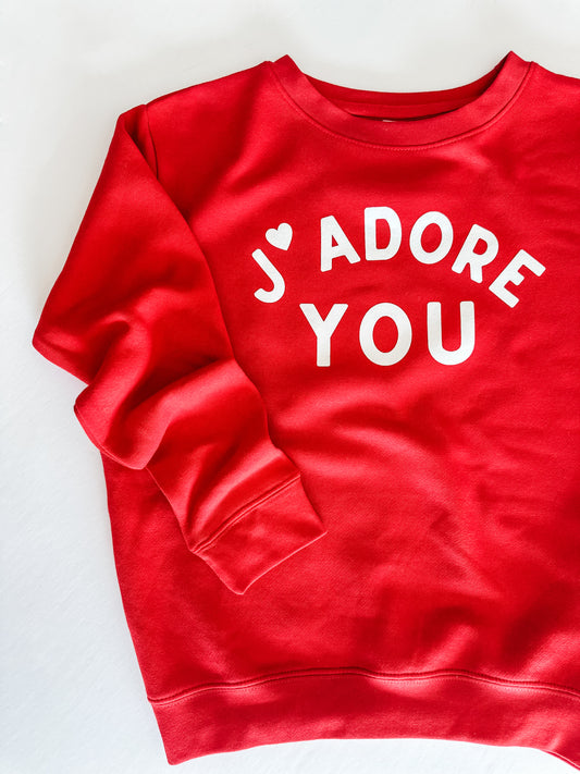 J'adore You Sweatshirt