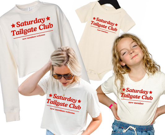 Saturday Tailgate Club Middie Tee - Adult